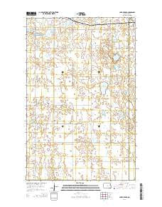 Lake Pickard North Dakota Current topographic map, 1:24000 scale, 7.5 X 7.5 Minute, Year 2014