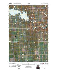 Lake Tschida East North Dakota Historical topographic map, 1:24000 scale, 7.5 X 7.5 Minute, Year 2011