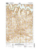 Lake Tschida West North Dakota Current topographic map, 1:24000 scale, 7.5 X 7.5 Minute, Year 2014