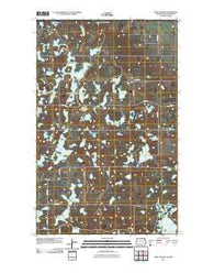 Lake Upsilon North Dakota Historical topographic map, 1:24000 scale, 7.5 X 7.5 Minute, Year 2011