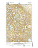 Lake Upsilon North Dakota Current topographic map, 1:24000 scale, 7.5 X 7.5 Minute, Year 2014