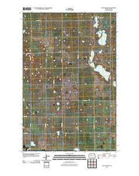 Lake Vernon North Dakota Historical topographic map, 1:24000 scale, 7.5 X 7.5 Minute, Year 2011