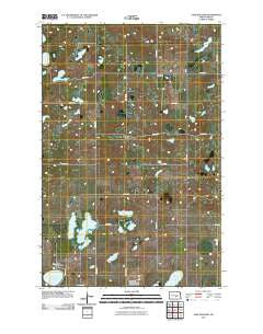 Lake Williams North Dakota Historical topographic map, 1:24000 scale, 7.5 X 7.5 Minute, Year 2011