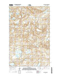 Lake Williams North Dakota Current topographic map, 1:24000 scale, 7.5 X 7.5 Minute, Year 2014