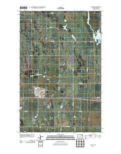 Lakota North Dakota Historical topographic map, 1:24000 scale, 7.5 X 7.5 Minute, Year 2011