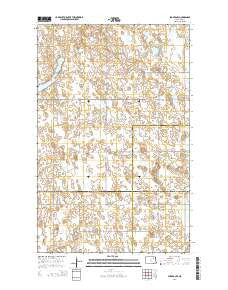 Lakota NW North Dakota Current topographic map, 1:24000 scale, 7.5 X 7.5 Minute, Year 2014