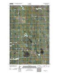 Lambs Lake North Dakota Historical topographic map, 1:24000 scale, 7.5 X 7.5 Minute, Year 2011