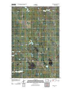 Lambs Lake North Dakota Historical topographic map, 1:24000 scale, 7.5 X 7.5 Minute, Year 2011