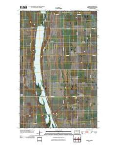 Landa North Dakota Historical topographic map, 1:24000 scale, 7.5 X 7.5 Minute, Year 2011
