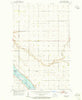 Landa SE North Dakota Historical topographic map, 1:24000 scale, 7.5 X 7.5 Minute, Year 1954