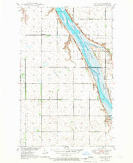 Landa SW North Dakota Historical topographic map, 1:24000 scale, 7.5 X 7.5 Minute, Year 1949