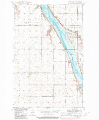 Landa SW North Dakota Historical topographic map, 1:24000 scale, 7.5 X 7.5 Minute, Year 1949
