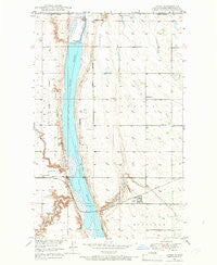 Landa North Dakota Historical topographic map, 1:24000 scale, 7.5 X 7.5 Minute, Year 1949