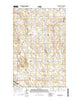 Langdon East North Dakota Current topographic map, 1:24000 scale, 7.5 X 7.5 Minute, Year 2014