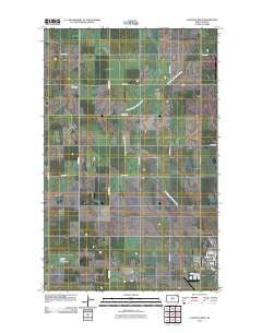 Langdon West North Dakota Historical topographic map, 1:24000 scale, 7.5 X 7.5 Minute, Year 2011