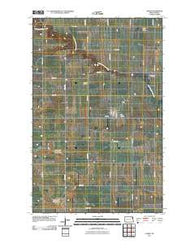 Lankin North Dakota Historical topographic map, 1:24000 scale, 7.5 X 7.5 Minute, Year 2011