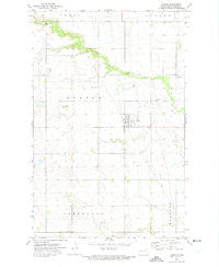Lankin North Dakota Historical topographic map, 1:24000 scale, 7.5 X 7.5 Minute, Year 1972