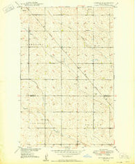 Lansford SE North Dakota Historical topographic map, 1:24000 scale, 7.5 X 7.5 Minute, Year 1949