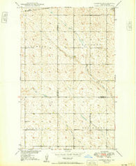 Lansford SW North Dakota Historical topographic map, 1:24000 scale, 7.5 X 7.5 Minute, Year 1949