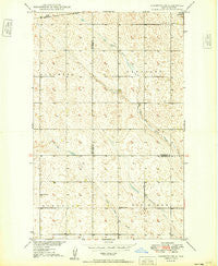 Lansford SW North Dakota Historical topographic map, 1:24000 scale, 7.5 X 7.5 Minute, Year 1949