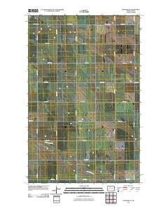 Lansford SE North Dakota Historical topographic map, 1:24000 scale, 7.5 X 7.5 Minute, Year 2011