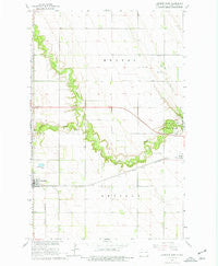 Larimore East North Dakota Historical topographic map, 1:24000 scale, 7.5 X 7.5 Minute, Year 1963