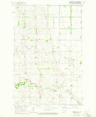 Larimore SW North Dakota Historical topographic map, 1:24000 scale, 7.5 X 7.5 Minute, Year 1963