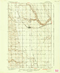 Larimore North Dakota Historical topographic map, 1:62500 scale, 15 X 15 Minute, Year 1936