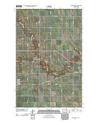 Larimore East North Dakota Historical topographic map, 1:24000 scale, 7.5 X 7.5 Minute, Year 2011