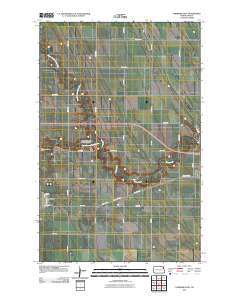 Larimore East North Dakota Historical topographic map, 1:24000 scale, 7.5 X 7.5 Minute, Year 2011