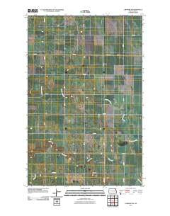 Larimore SW North Dakota Historical topographic map, 1:24000 scale, 7.5 X 7.5 Minute, Year 2011