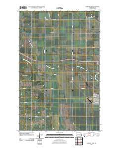 Larimore West North Dakota Historical topographic map, 1:24000 scale, 7.5 X 7.5 Minute, Year 2011