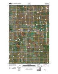Lark North Dakota Historical topographic map, 1:24000 scale, 7.5 X 7.5 Minute, Year 2011