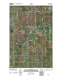 Lark North Dakota Historical topographic map, 1:24000 scale, 7.5 X 7.5 Minute, Year 2011