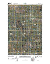 Lawton North Dakota Historical topographic map, 1:24000 scale, 7.5 X 7.5 Minute, Year 2011