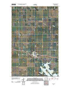 Leeds North Dakota Historical topographic map, 1:24000 scale, 7.5 X 7.5 Minute, Year 2011