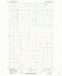 Leeds NE North Dakota Historical topographic map, 1:24000 scale, 7.5 X 7.5 Minute, Year 1971