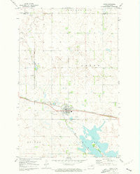 Leeds North Dakota Historical topographic map, 1:24000 scale, 7.5 X 7.5 Minute, Year 1971