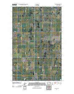 Leeds NE North Dakota Historical topographic map, 1:24000 scale, 7.5 X 7.5 Minute, Year 2011