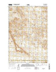 Lefor North Dakota Current topographic map, 1:24000 scale, 7.5 X 7.5 Minute, Year 2014