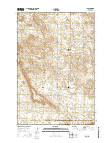 Lefor North Dakota Current topographic map, 1:24000 scale, 7.5 X 7.5 Minute, Year 2014