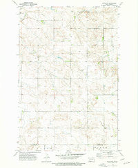 Lefor NW North Dakota Historical topographic map, 1:24000 scale, 7.5 X 7.5 Minute, Year 1973