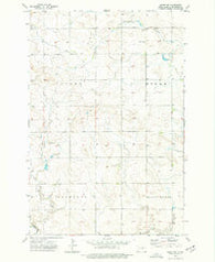 Lefor SW North Dakota Historical topographic map, 1:24000 scale, 7.5 X 7.5 Minute, Year 1973