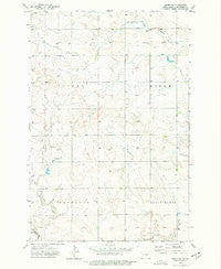Lefor SW North Dakota Historical topographic map, 1:24000 scale, 7.5 X 7.5 Minute, Year 1973