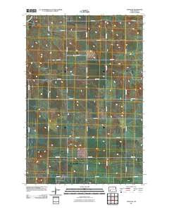 Lefor NW North Dakota Historical topographic map, 1:24000 scale, 7.5 X 7.5 Minute, Year 2011