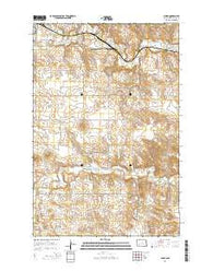 Lehigh North Dakota Current topographic map, 1:24000 scale, 7.5 X 7.5 Minute, Year 2014