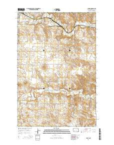Lehigh North Dakota Current topographic map, 1:24000 scale, 7.5 X 7.5 Minute, Year 2014