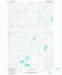 Lehr NW North Dakota Historical topographic map, 1:24000 scale, 7.5 X 7.5 Minute, Year 1982