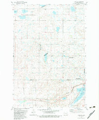 Lehr SW North Dakota Historical topographic map, 1:24000 scale, 7.5 X 7.5 Minute, Year 1982