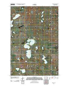 Lehr NE North Dakota Historical topographic map, 1:24000 scale, 7.5 X 7.5 Minute, Year 2011